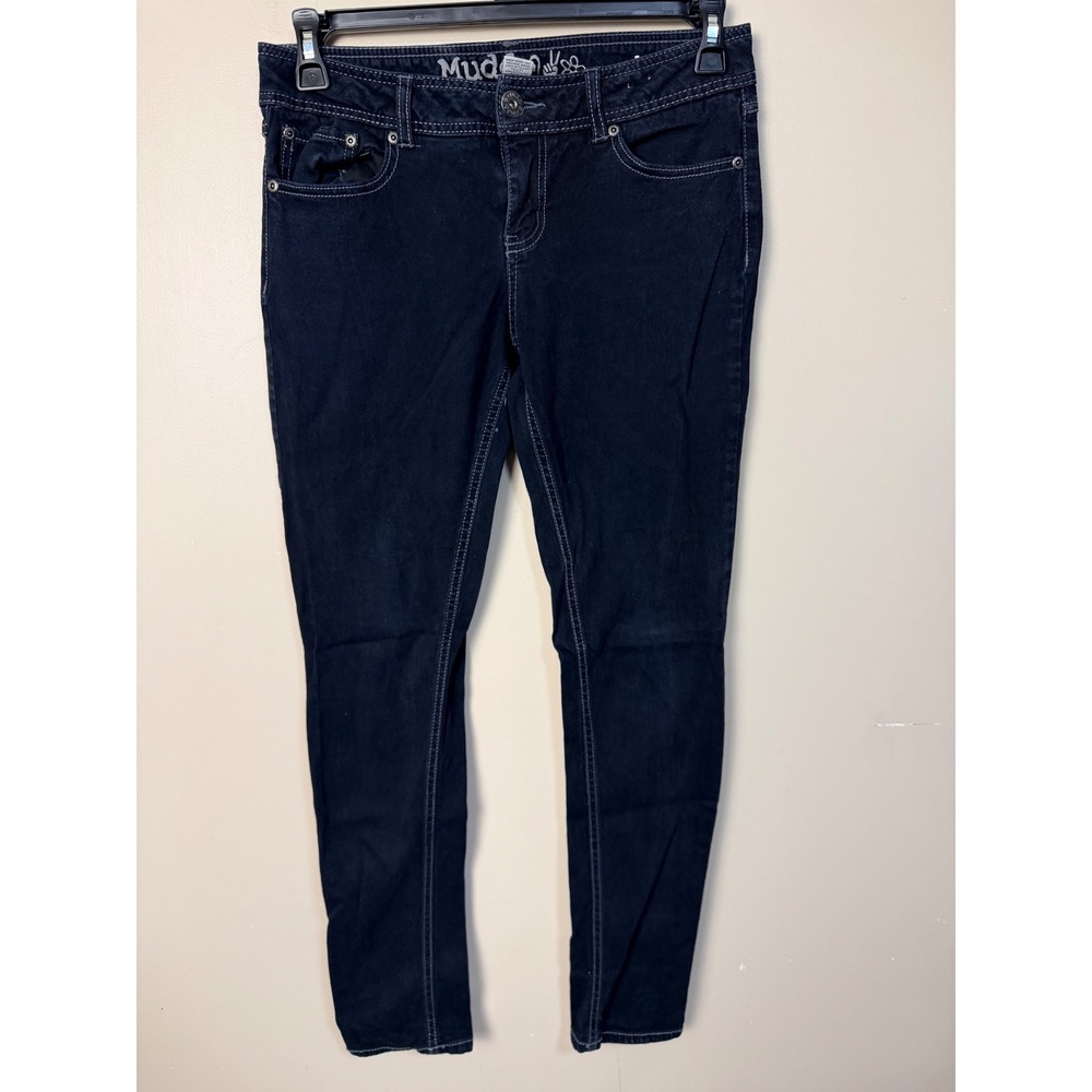 Mudd Women Legging Jeans Size 11 Dark Wash Skinny Denim Stretch Indigo